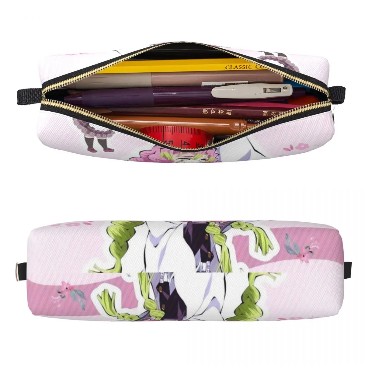 هاشيرا ميتسوري كانروجي مقلمة شيطان القاتل صندوق رصاص صندوق القلم لفتاة صبي حقائب ذات سعة كبيرة الطلاب الهدايا القرطاسية