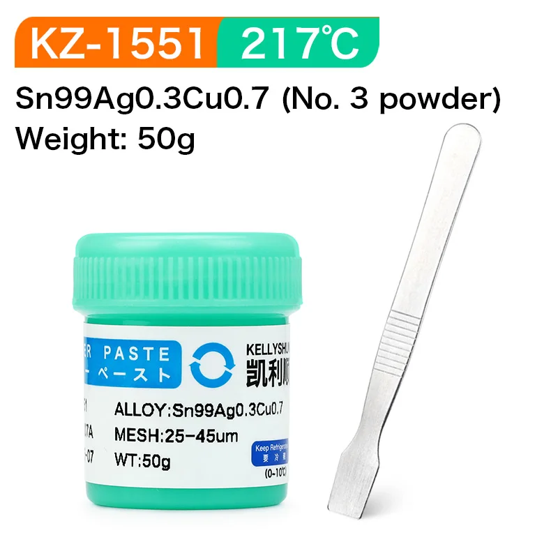 High temperature Solder Paste Flux For BGA SMD PCB Soldering Welding paste lead-free environmental protection 217℃