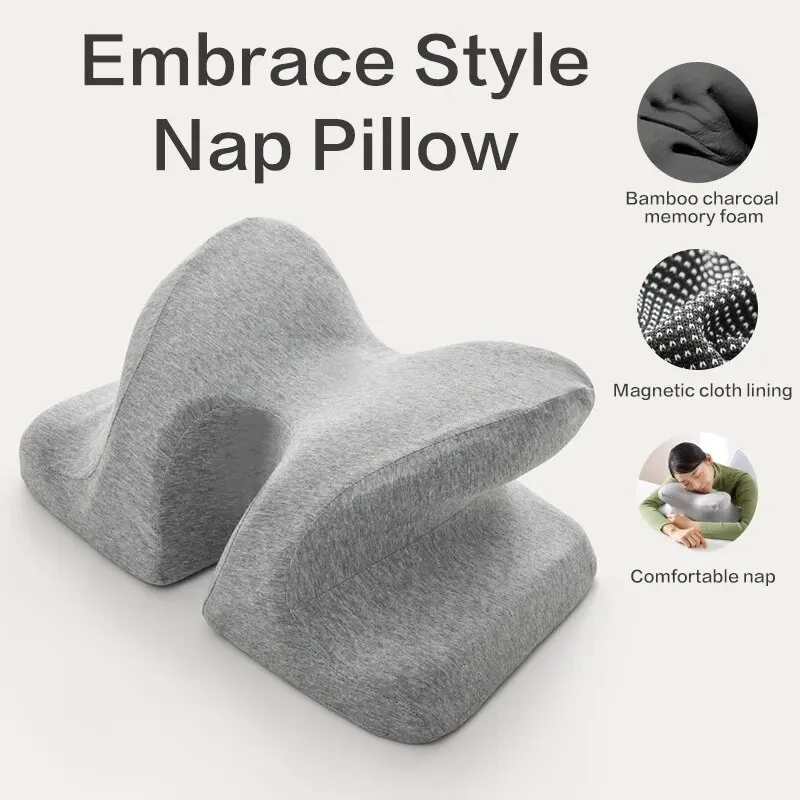 وسادة قيلولة على الطاولة احتضان نمط Oreiller Sieste للطلاب مكتب قيلولة وسادة