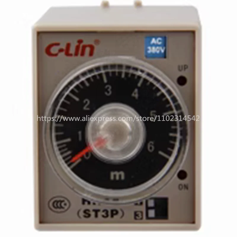 

100%New and Original HHS5-A (ST3PA-A) C-Lin Timer Relays AC220V DC24V AC24V AC380V AC110V Delay Time Relay hot sale