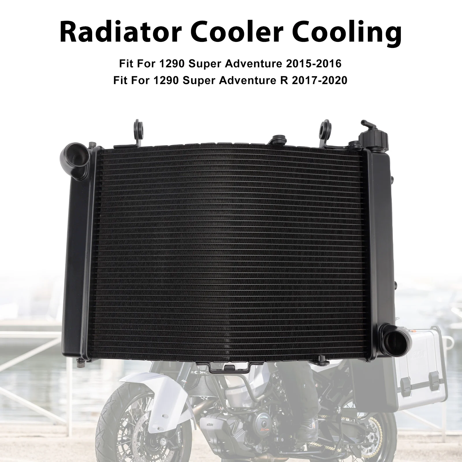 Topteng Radiator Cooling Engine Cooler Fit For 1290 Super Adventure 2015 2016 2017 2018 2019 2020