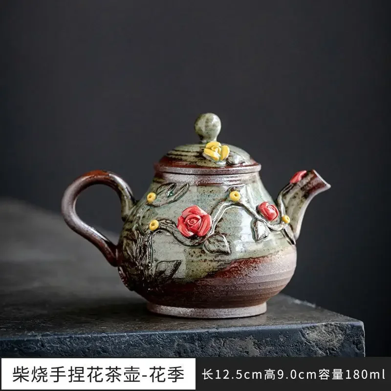 12.5CM Chinese Vintage Ceramic Handmade Tea Set Tea Pot Tea Pot 150ml
