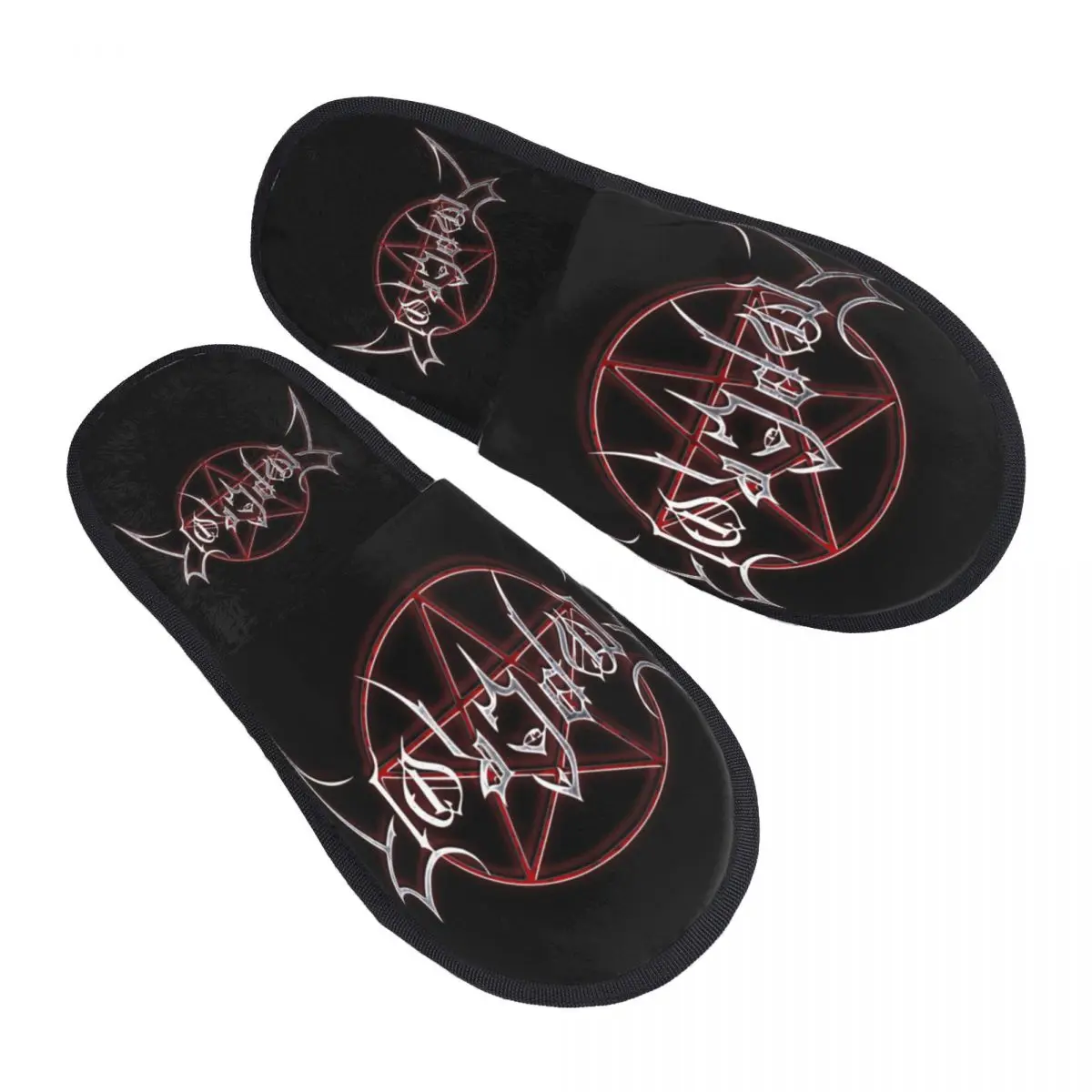 

Custom Heavy Metal Band-Emperors Rock Soft Scuff Memory Foam Slippers Women Hotel House Shoes