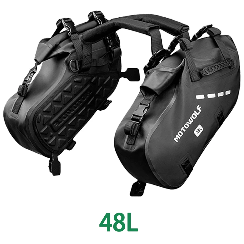 Waterdichte MotorcycleTravel Bagage Zadeltassen Motorfietsen Universele zijtas voor BMW Honda Kawasaki Yamaha Honda zijtassen