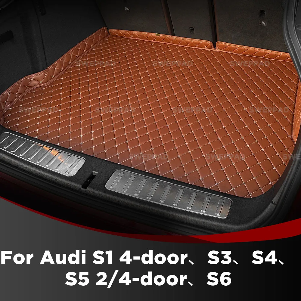 

Для Audi S1 4-дверный、S3、S4、S5 2/4-дверный、S6 Коврик в багажник автомобиля на заказ Защитная накладка для багажника Автомобильные аксессуары для интерьера