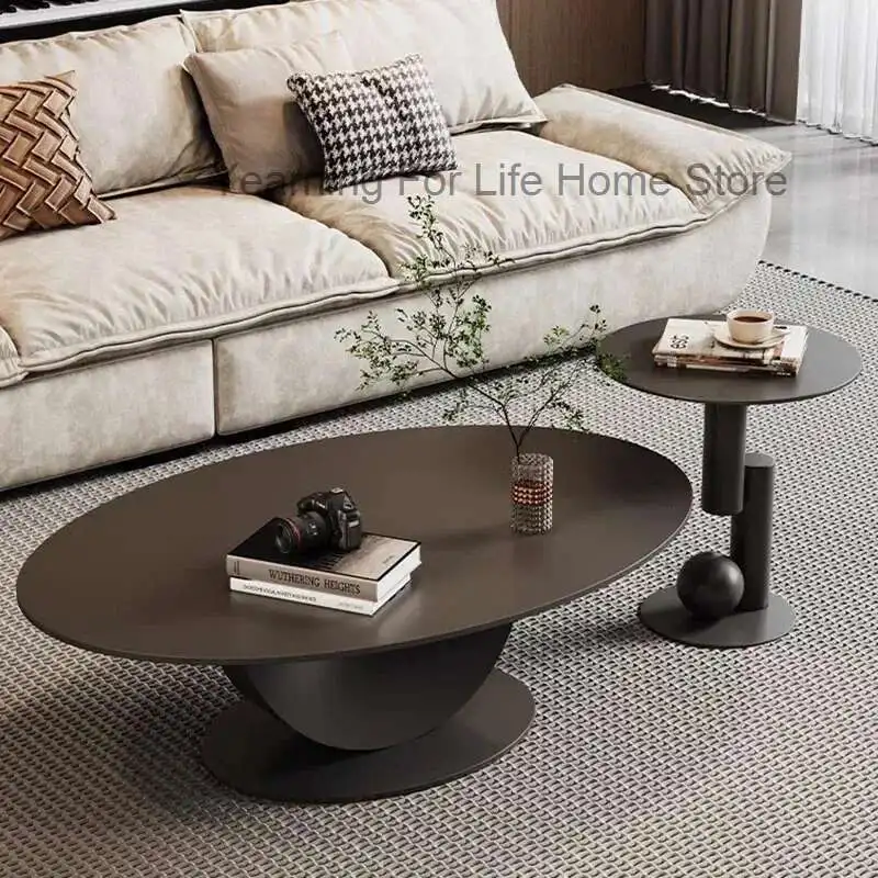 

Industrial Minimalist Coffee Table Space Saving Moving Italian Center Side Table Dinner Service Mesa Auxiliar Lounge Furniture