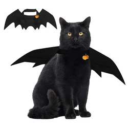 Halloween Pet Costume, Bat Wings with 2 Bells Cosplay for Puppy Dog and Cats