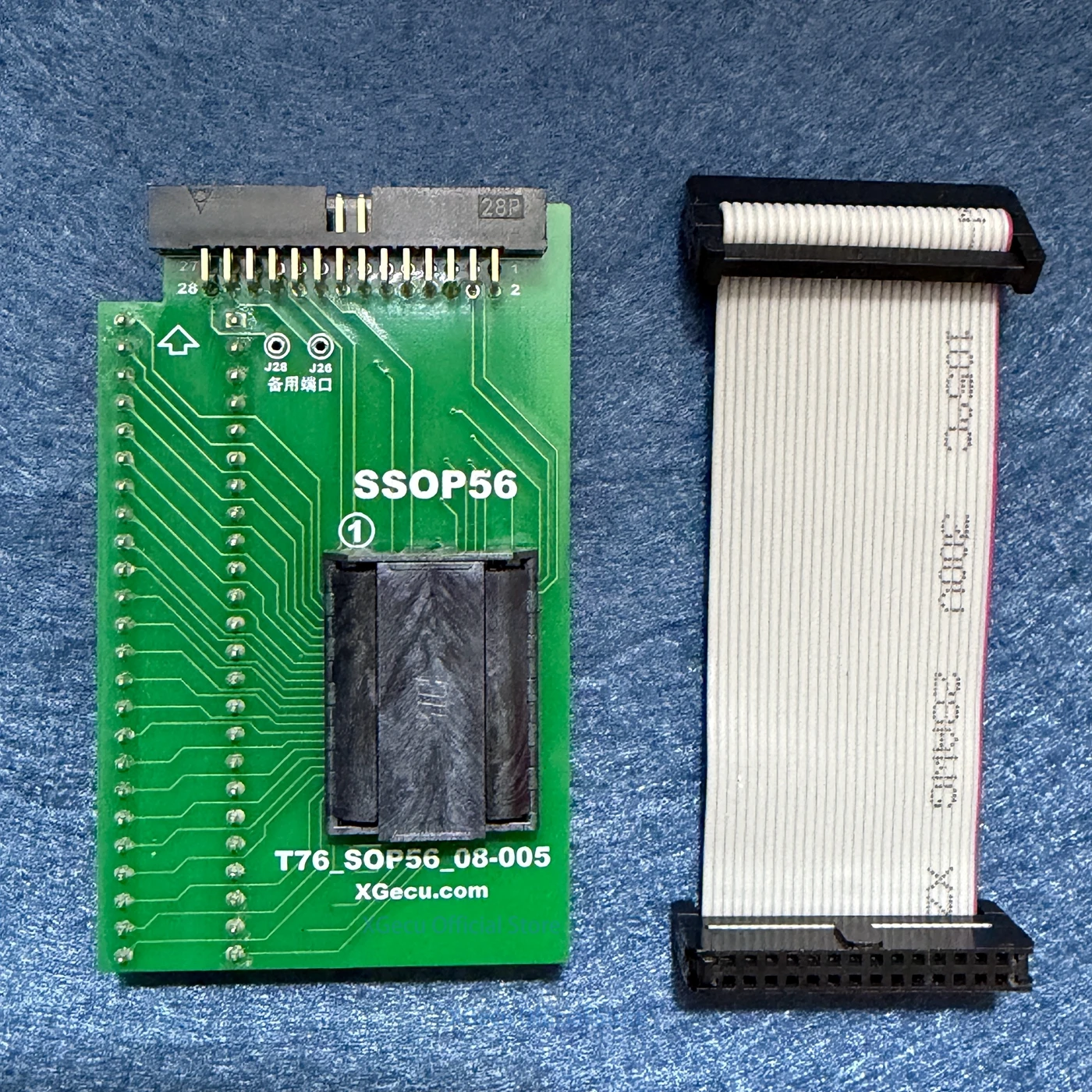 

XGecu SSOP56 T76_SOP56_08-005 Adapter IC socket, no need to solder IC, Support AM29BL802CB AM29BL162CB only for T76 programmer