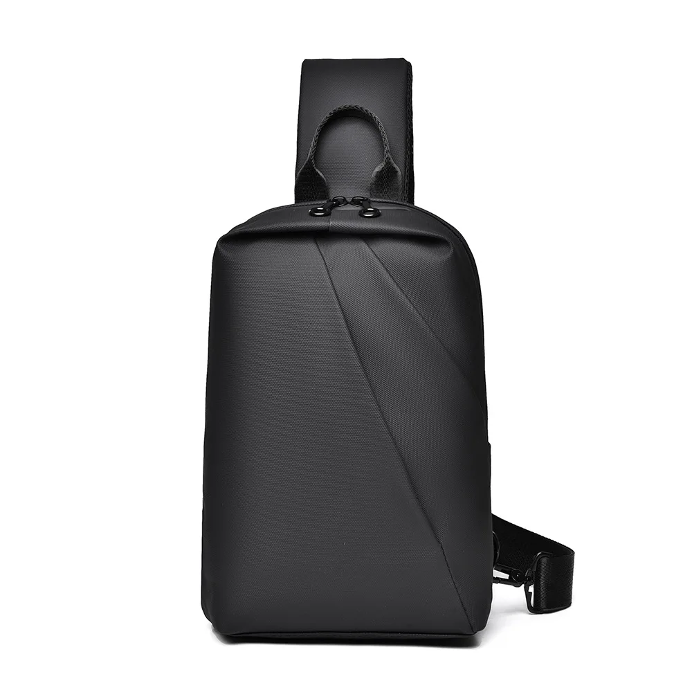 

New Men's Chest Bag, Fashionable and Sporty Shoulder Bag, Large-capacity Portable Crossbody Bag, Casual Small Crossbody Bag