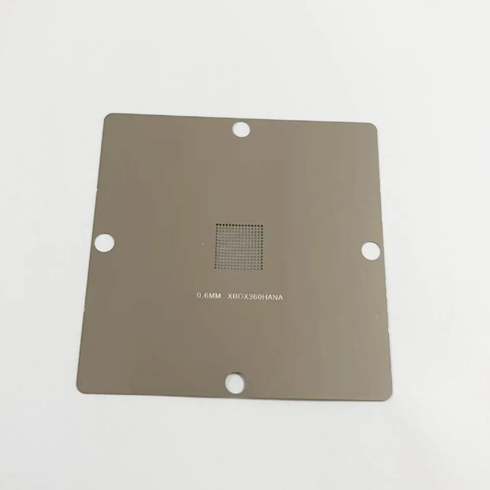 9Pcs Direct heat90*90mm XBOX360 CPU GPU Stencils BGA Reballing Station Game Console CSP HANA GPU-B CPU-A01 Reballing stencil
