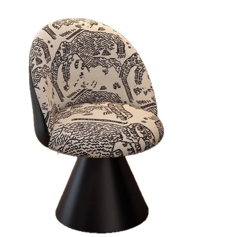 Italian light luxury makeup stool bedroom dressing stool simple small apartment dresser chair high-end nail stool