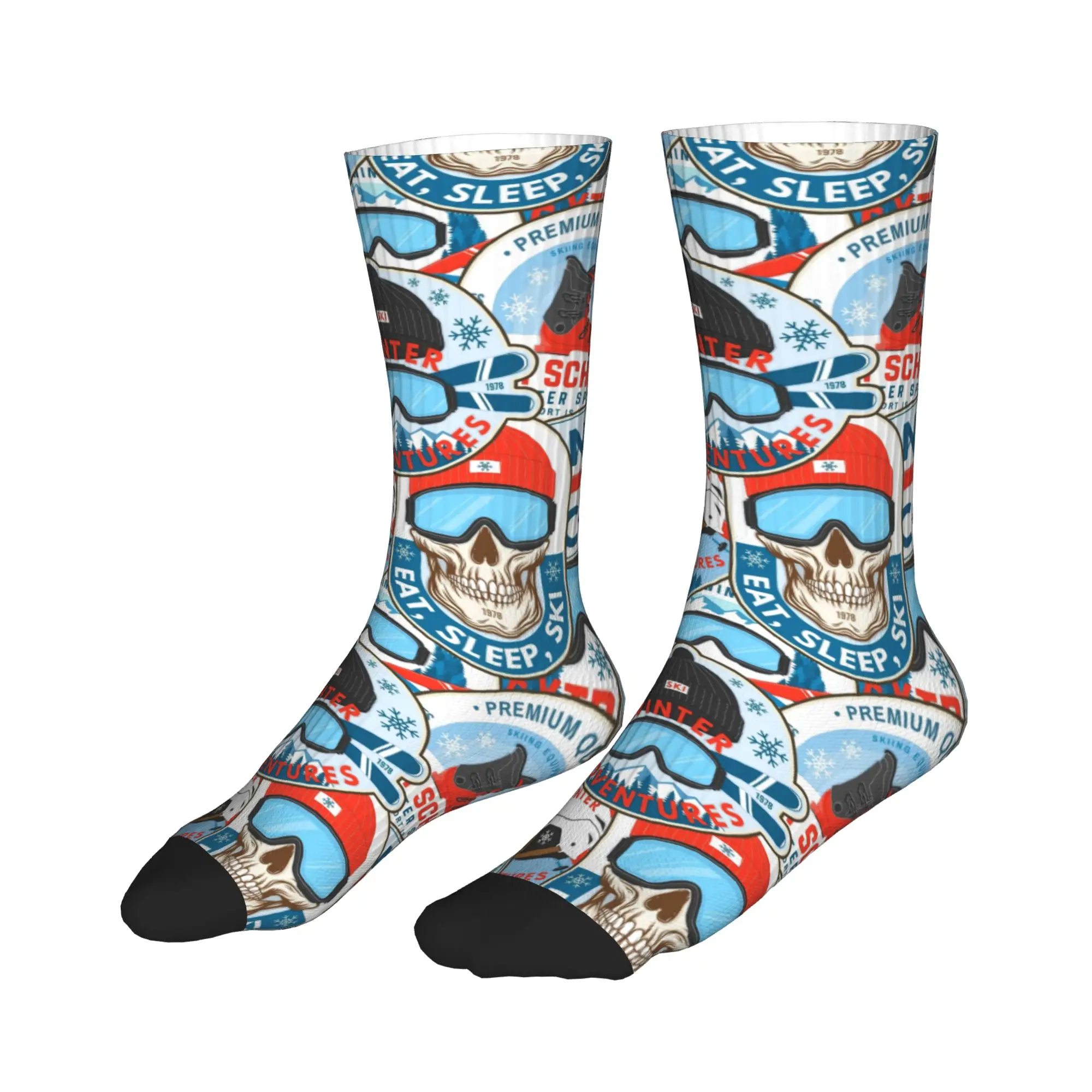 Vintage Red Blue Ski Club Sock – Dress Sock Men Bewertung und Preis