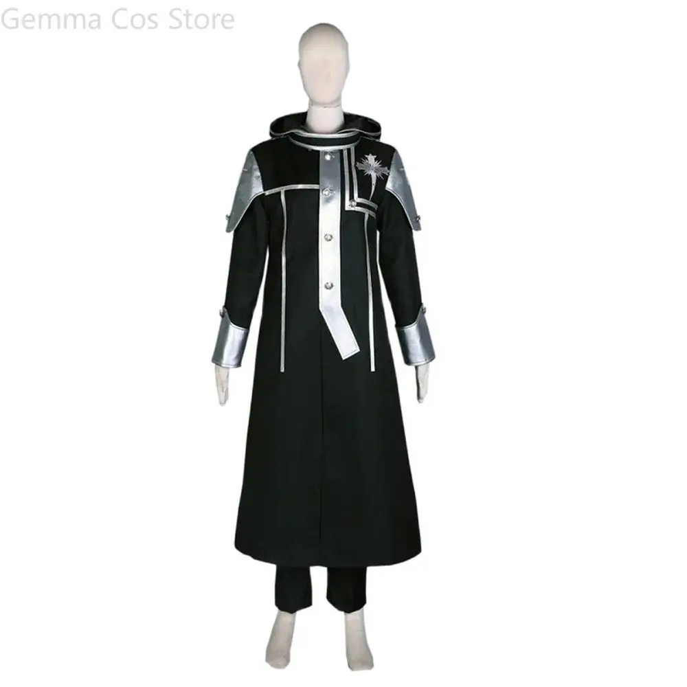 Unisex Anime Cos Innocence Allen Walker Cosplay Costumes Black Church Uniform Sets Custom Size