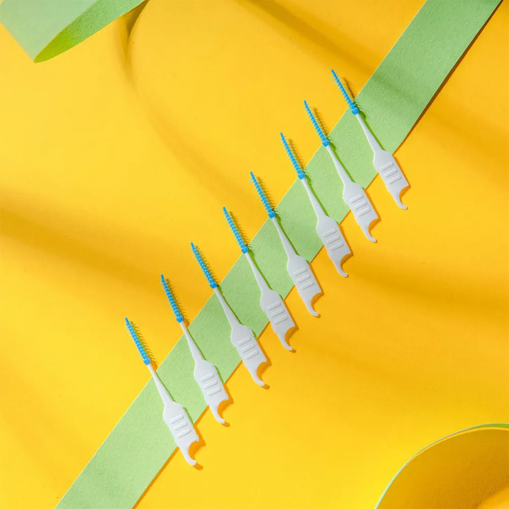 200Pcs Interdental Cleaning Brushes Wear-Resistant Tooth Gap Cleaner Portable Oral Care Supplies Prevent Bad Breath Healthy Gums