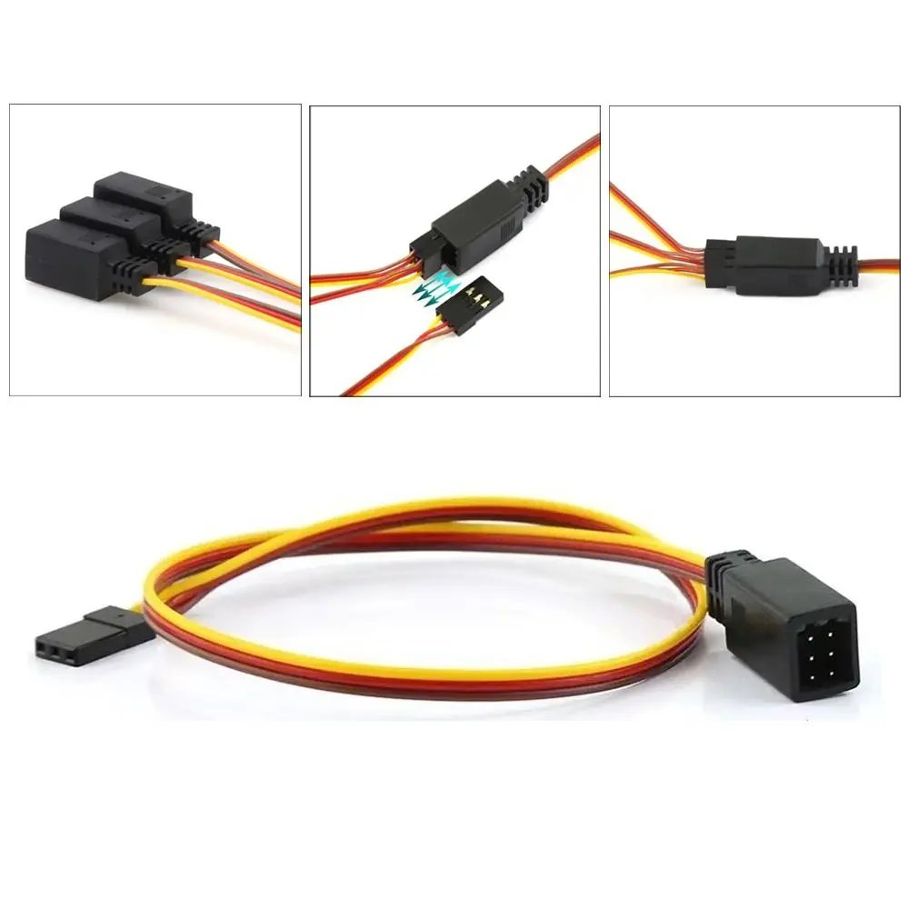 Length 350mm RC Connection Cables Y Line Remote Control Remote Control Cable Male to Female Servo Extender Wire RC Accessories view 3