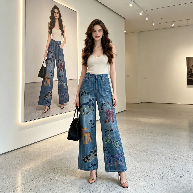 

Miyake Pleated Wide-Leg Pants for Women 2026 New Spring High-Waisted Draped Casual Versatile Loose Plus Size Pleated Trousers