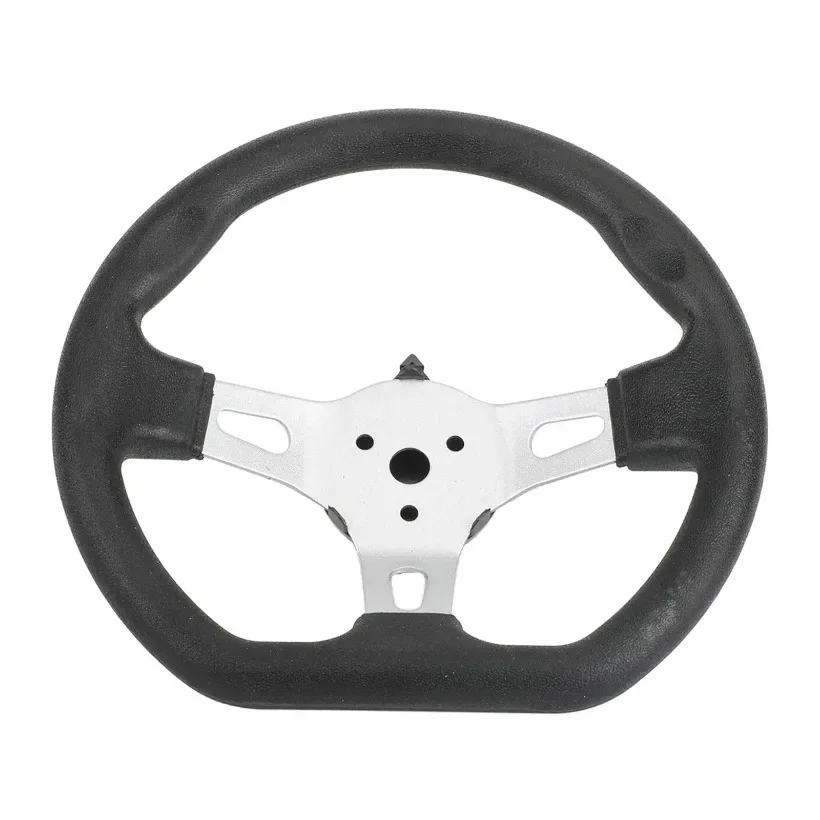 Universal 3-Talk Steering Wheel Fit For Go Kart Go Cart Roller Karting Balance 1PC