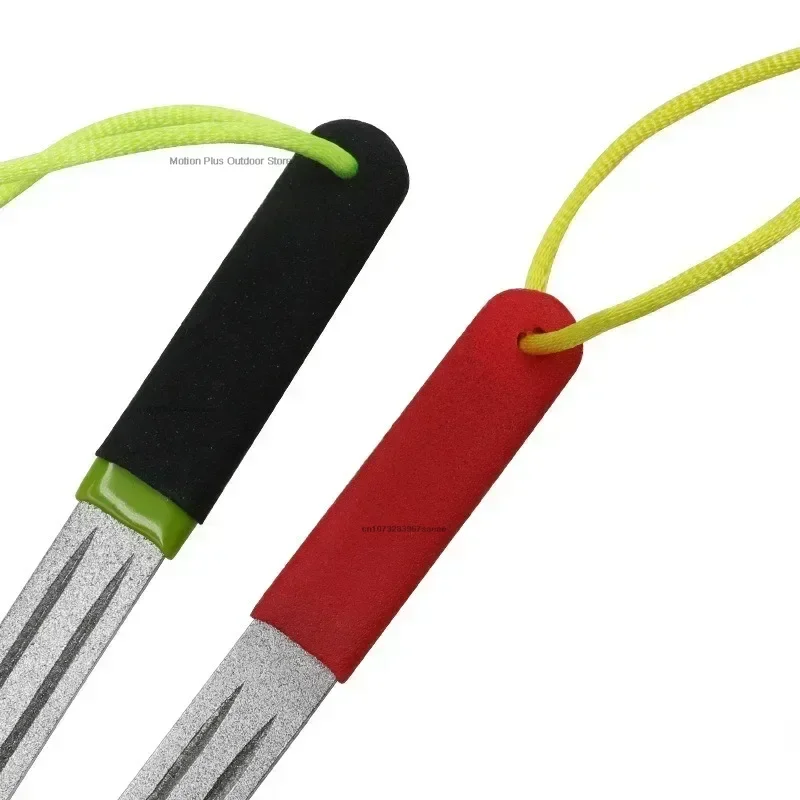 1pc Fishing Hook Sharpener Portable Mini EDC Pocket Fish Hook Sharpen Tool for Camp Hike Outdoor Accessory
