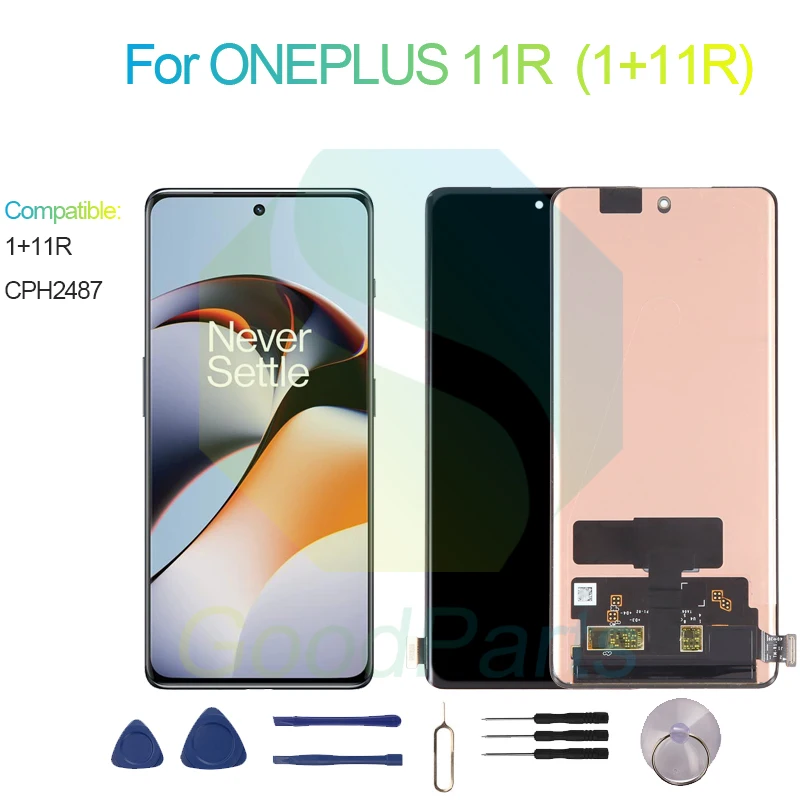 

For ONEPLUS 11R LCD Display Screen 6.74" CPH2487 1+11R Touch Digitizer Assembly Replacement