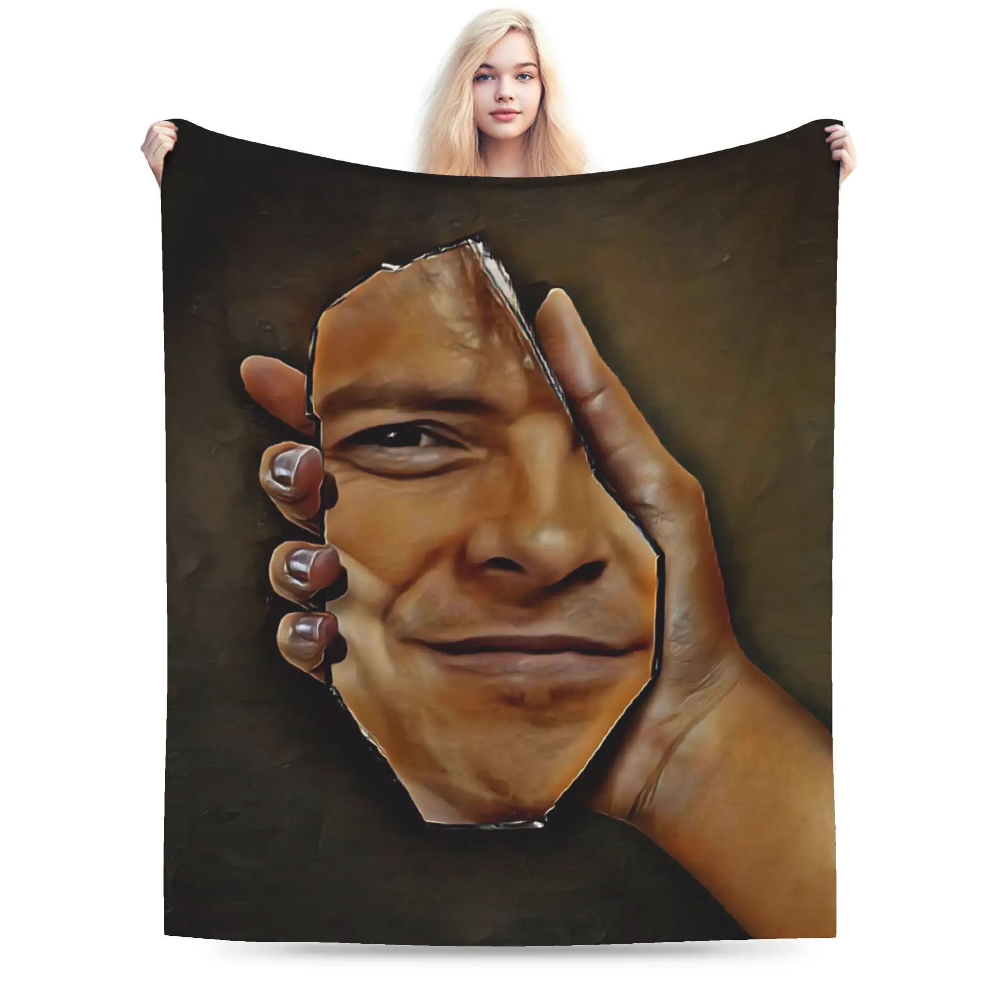 Michael Patrick Kelly MPK Blanket Flannel  Relax Ultra-Soft Throw Blankets for Bed Bedspread