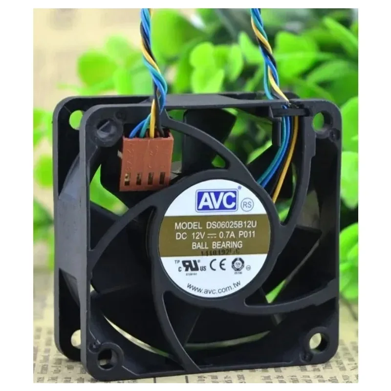 New Cooling Fan For AVC DS06025B12U P011 12V 0.7A Server Inverter Cooling Fan 6025 60*60*25mm