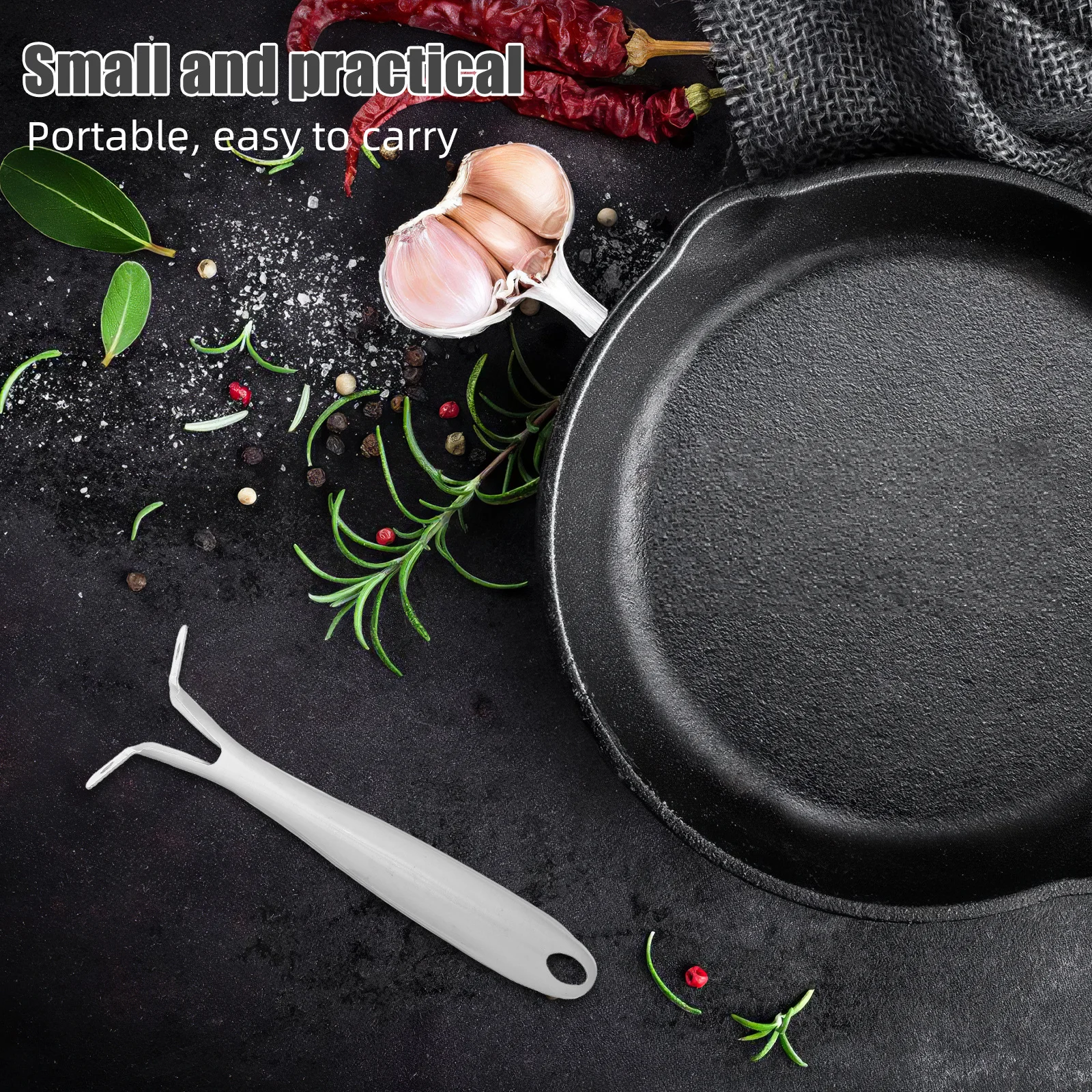 

2Pcs Stainless Steel Universal Pot Handle Replacement Detachable Frying Pan Handle Heat-Resistant Grip for Skillet Cooking