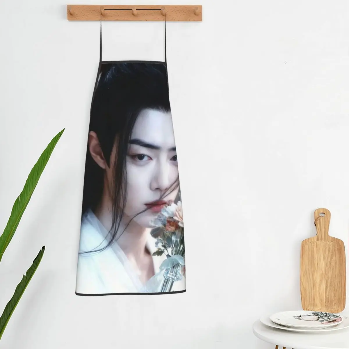 Xiao Zhan Aprons Chef Cooking Cuisine Tablier Bib Kitchen Cleaning Pinafore for Women Men Gardening