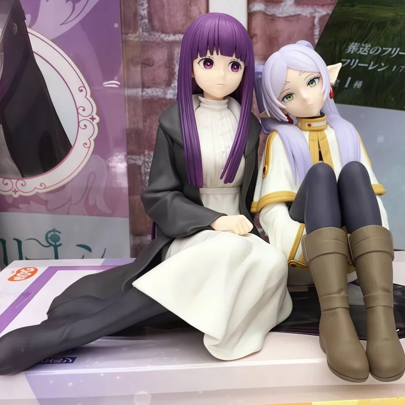 

In Stock Coco Elcoco 1/7 Frieren At The Funeral Frieren Fern Kawaii Original Anime Figure Pvc Model Doll Collectible Toy 11cm Gi