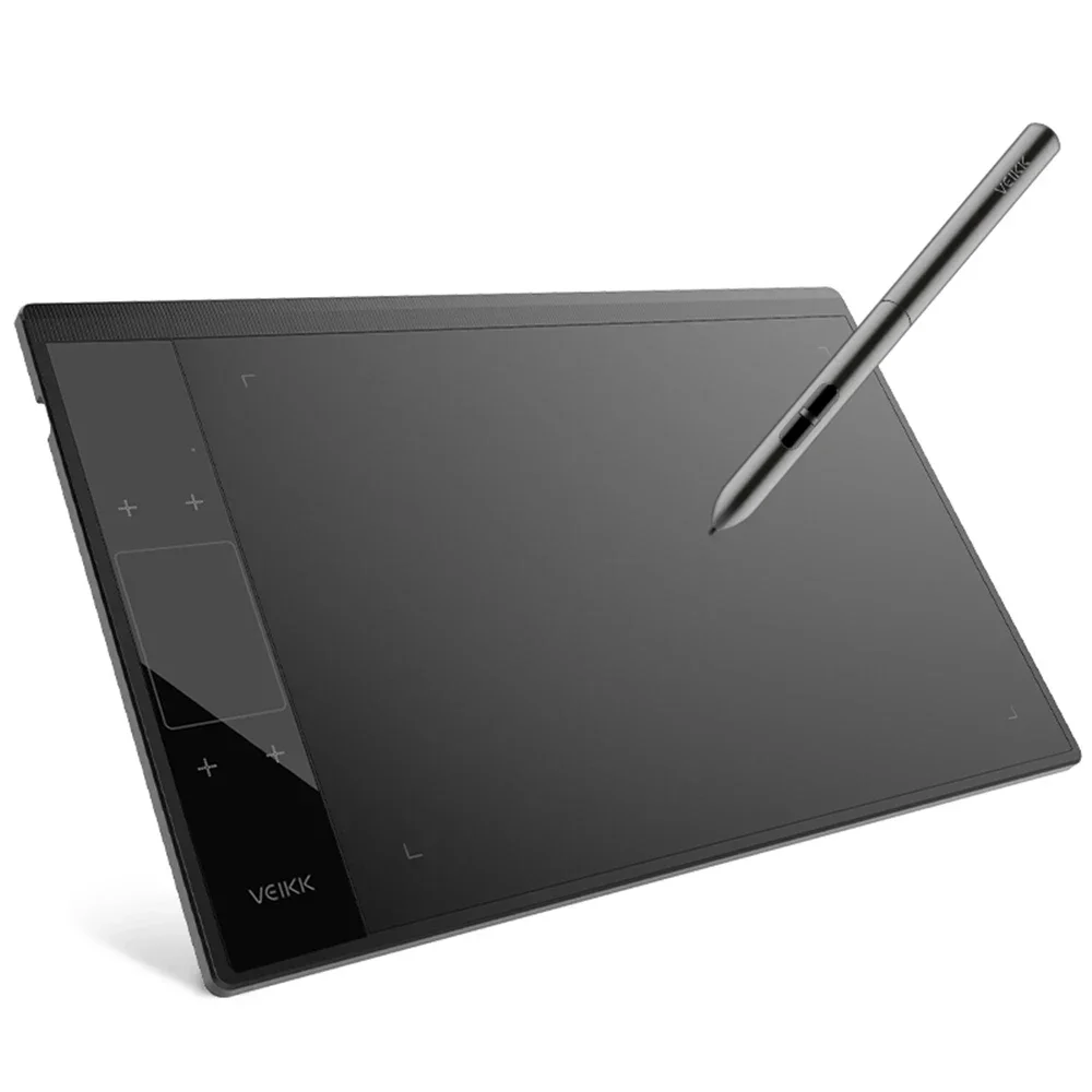 

10x6 inch Active Area 4 Touch Keys and 1 Touch Pad VEIKK A30 Graphics Drawing Tablet Pen Tablet with 8192 Levels Battery Pen