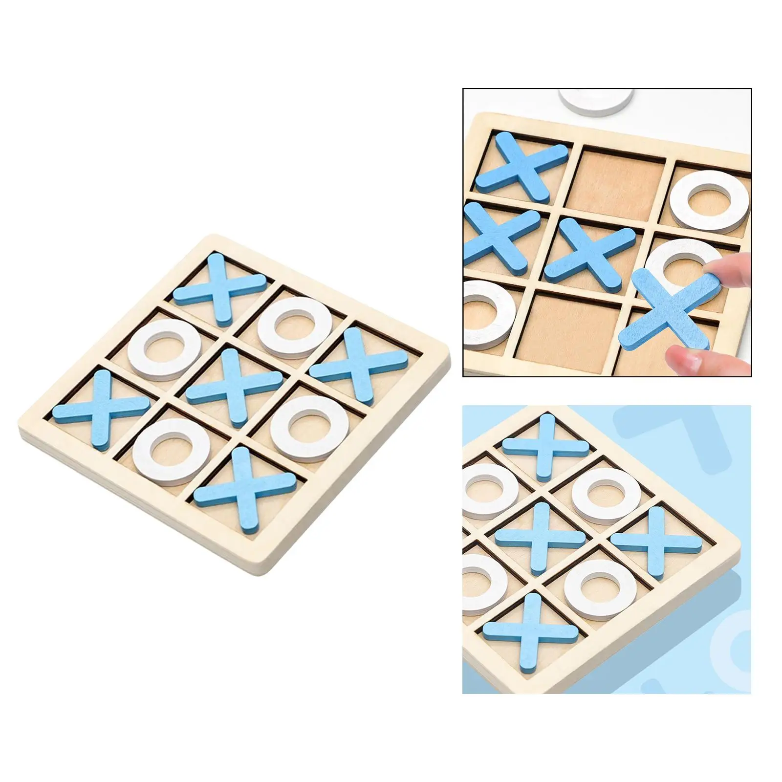 Wooden Chess Board Game Educational Toys Puzzle Game for Outdoor Backyard