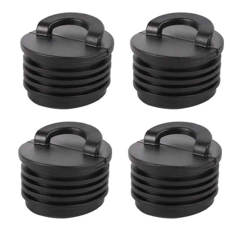 4 Pack Universal PVC Rubber Drain Plugs for Kayak Canoe Dinghy Boat Marine Boat Accessories Water Stopper Sealing Plugs view 5