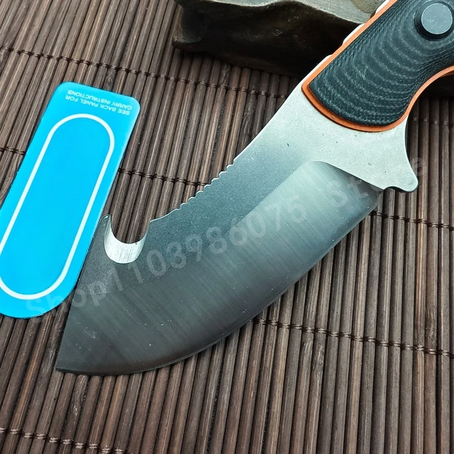 

Нож для кемпинга BM 15018 с лезвием из стали 8Cr13Mov, подходит для повседневного использования, экстренных ситуаций и практичной резки, подарок для мужчин