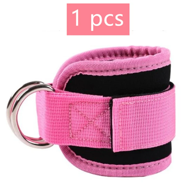 1/2/4 Stuks Kabel Enkelbandjes Dubbele D-Ring Verstelbare Enkelboeien Gym Workouts Bilspieren Benen krachttraining Brace Ondersteuning Sport