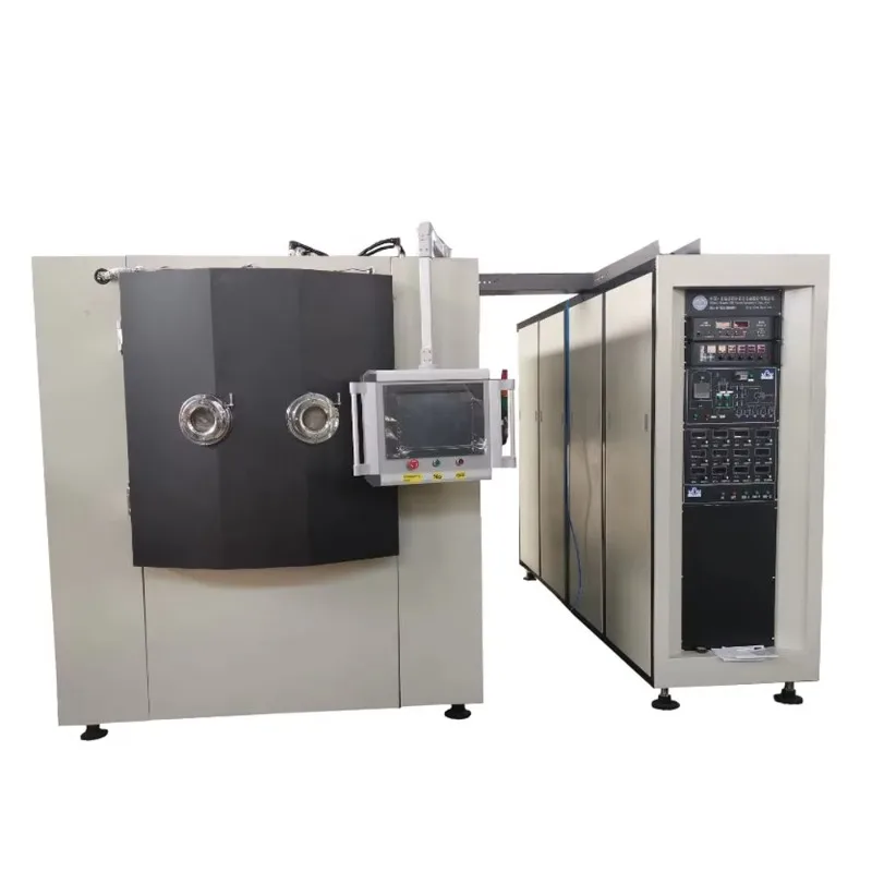 Vacuum DC Magnetron Sputtering Coating Equipment Gold Silver Nickel Chrome Aluminum Coating Equipment / Film Plating Machine
