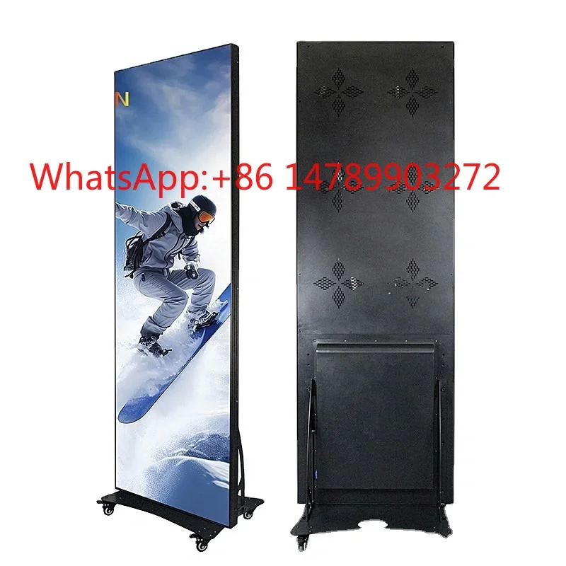 P2.5 Foldable LED Poster Custom Layout Outdoor Event Advertising Display Screen
