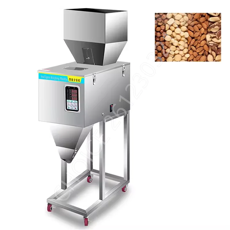 

Commercial Vertical Granule Powder Pellet Weighing Filling Machine Semi Auto Tea Dry Powder Particle Packing Machine