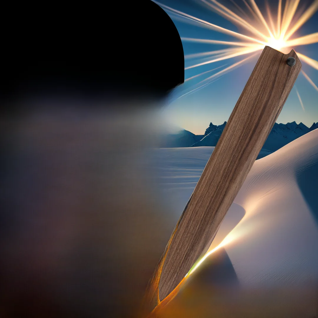 Cuchillo japonés Sle Fi Sui Bonel madera eath Yanagiba Sujihiki cuchillo sin herramientas Bla nogal madera eath