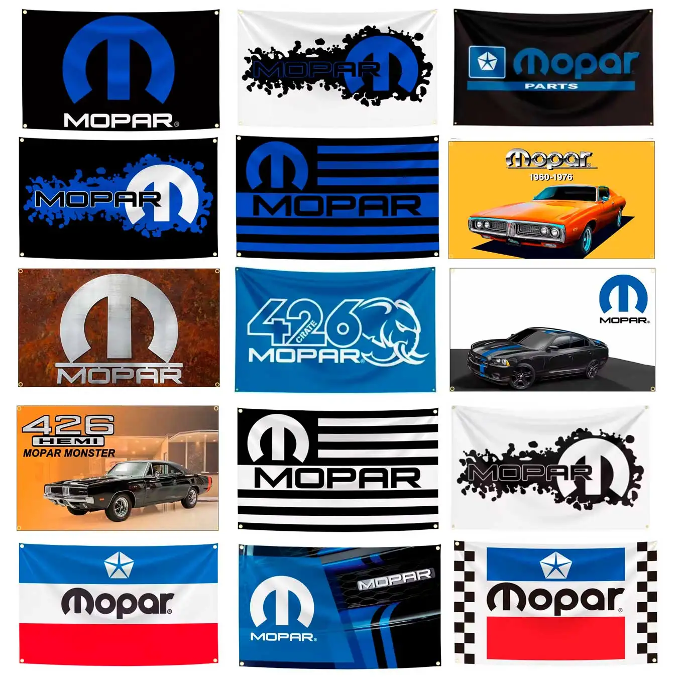 60x90cm/90x150cm Mopars Racing Car Flag Banner Tapestry Banner Racing Car Garage Or Outdoor Decoration For Auto Enthusiasts