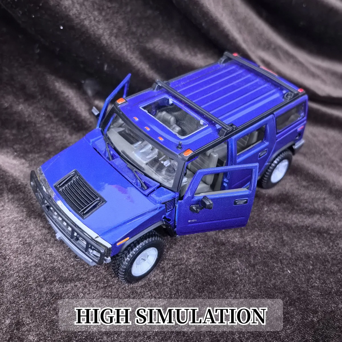 محدودة Bburago 1:27 مقياس 2003 Hummner H2 SUV نموذج سيارة ، مركبة فاخرة مصغرة طبق الاصل الشكل طفل هدية عيد الميلاد لعبة #2