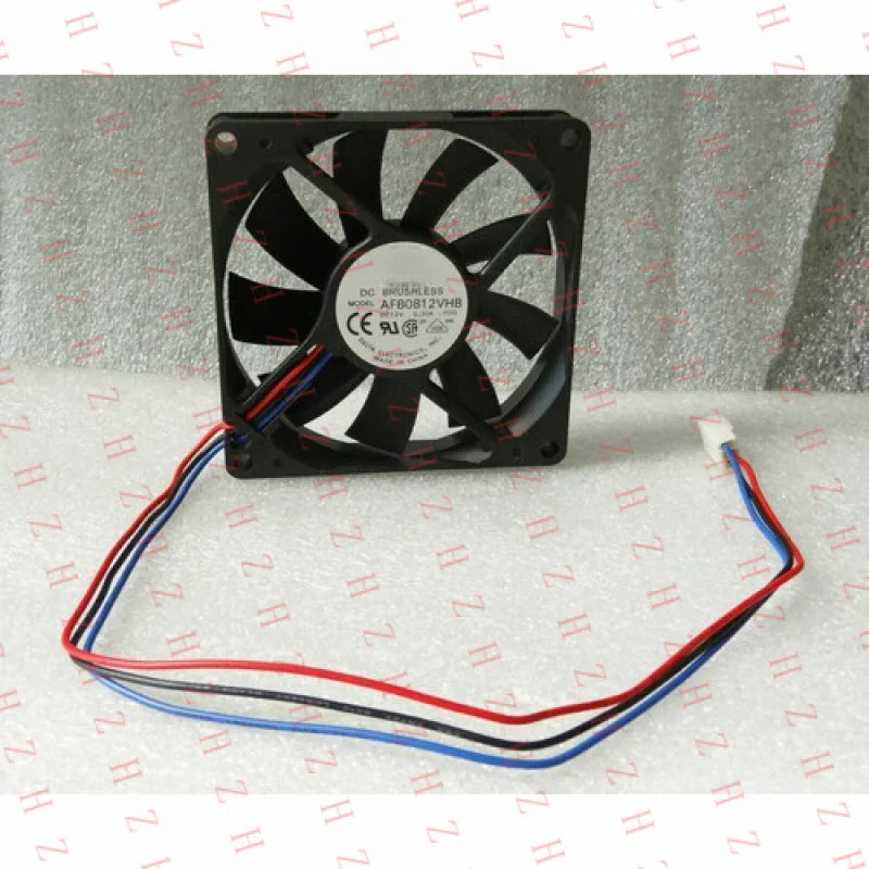 P+ for Delta AFB0812VHB 80mm x 15mm Slim High Speed CPU Fan 3 Pin Dual Ball 80x15mm