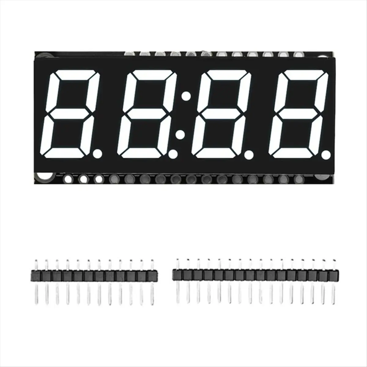 A40I HT16K33 LED Display Module 4 Digit 7 Segment 0.56 Inch Time Clock Indicator Tube Module White
