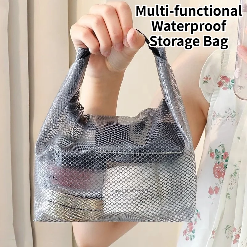 

2 Handheld Waterproof Storage Bags, Portable Sealed Swimming Bags, Large Capacity Toiletry Bags, Cosmetic Handbags