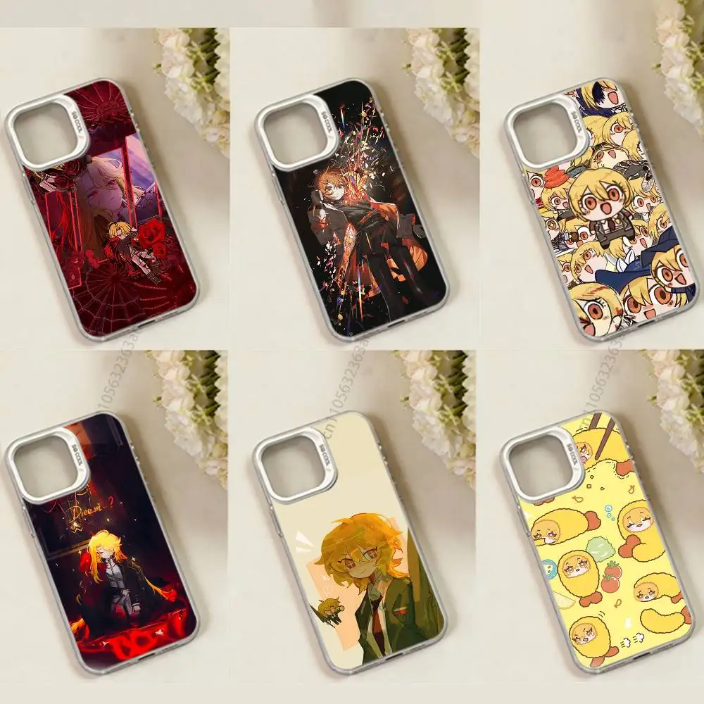 

Don Quixote Limbus Ishmael Company Phone Case for iPhone 15 16 Pro Max Air SE 11 13 Pro 14 Plus 12 11Pro 15Pro Max 16e Cover