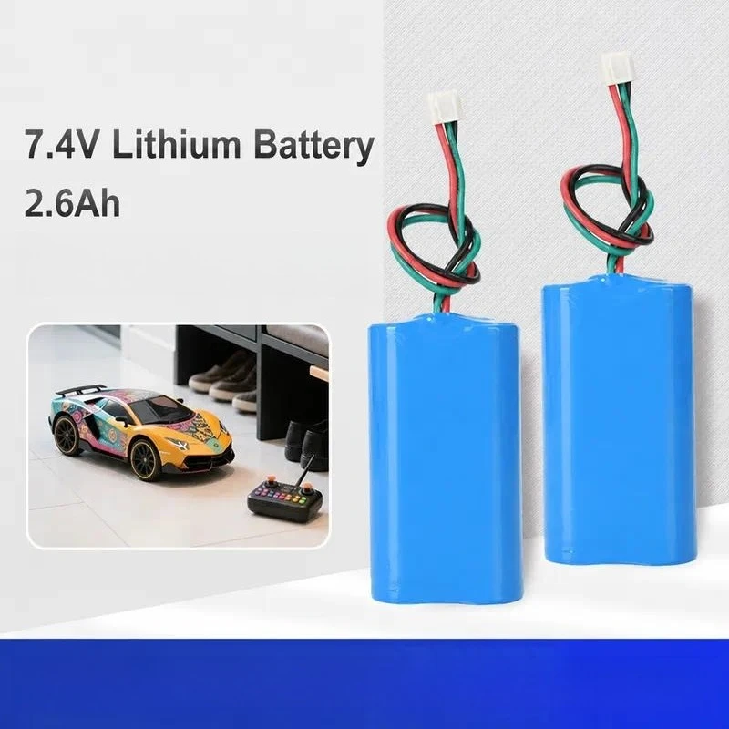 for 7.4V 2600mAh Battery for RC Model Toy Car Emergency Tool Energy Storage Electronic Device Thermometer Power Supply