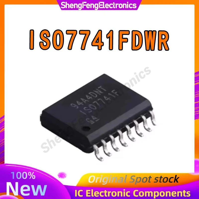 

New ISO7741 ISO7741FDWR isolator chip packaging patch SOIC-16 integrated circuit IC in stock