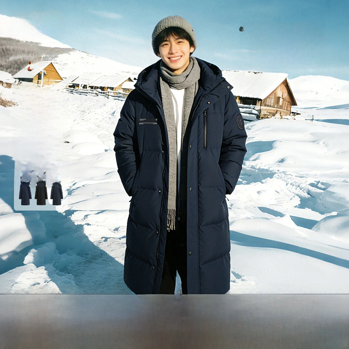 

Пуховик Snow Fly 2026 весна-лето, новая модель, с капюшоном, утепленный, унисекс, модный, универсальный, молодежный, энергичный стиль, полиэстер