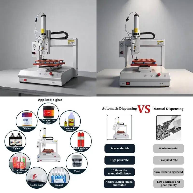 for Factory Customizable 3 Axis CNC Epoxy Resin Single Head Mini Hot Melt Automatic AB Glue Dispensing Machine