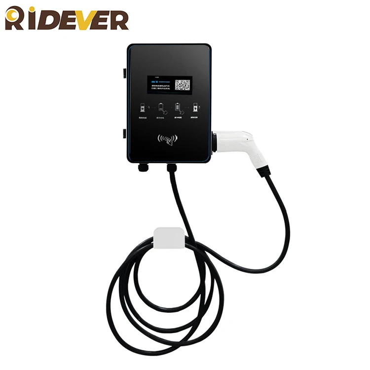 Ridever Commercial Ev Charger Ev Car Charger Station Fast Electric Car Ev Charger Charging Station