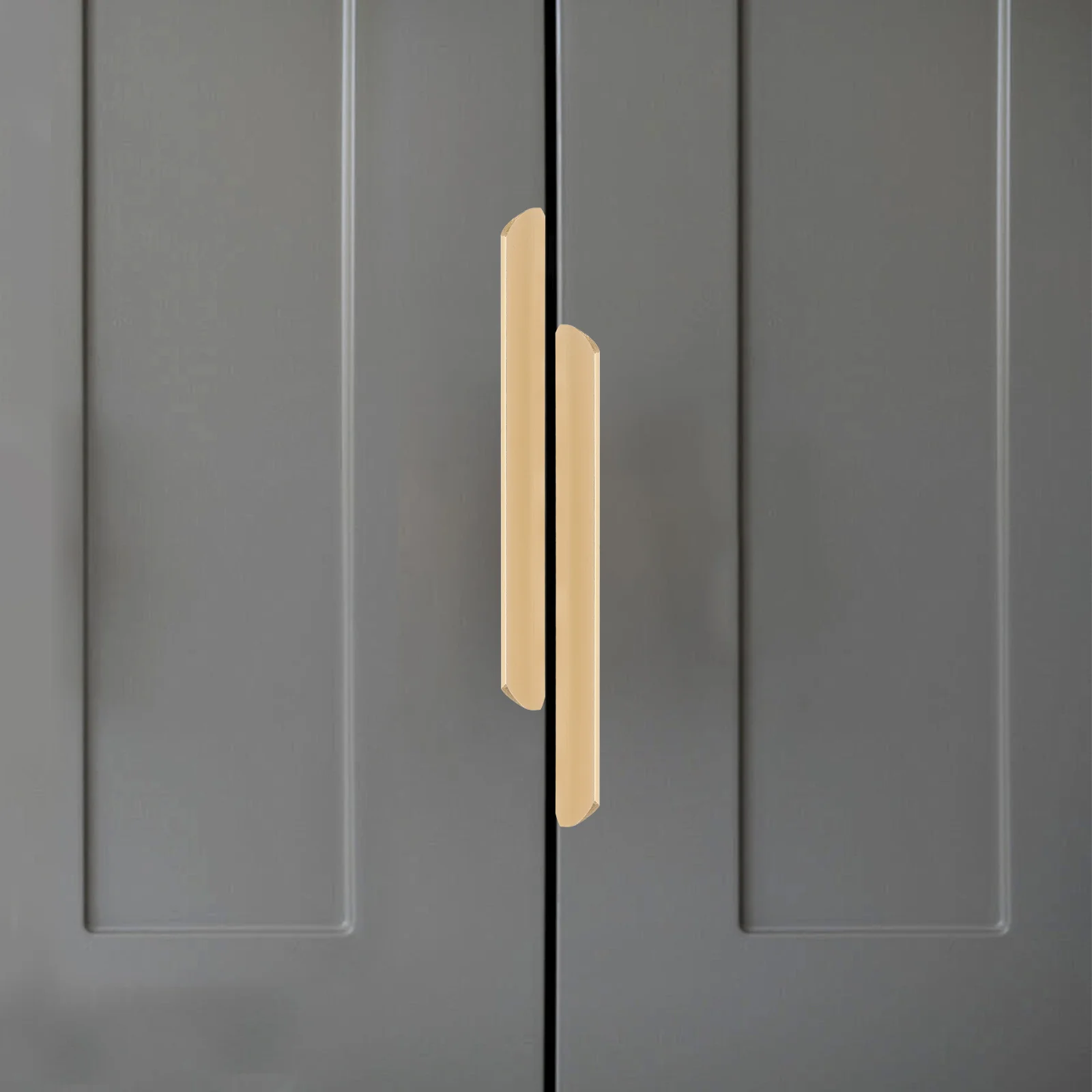 

10Pcs Invisible Cabinet Door Handle Sleek Flat Bar Pulls for Drawers Closets Decorative Hardware Modern Drawer Pulls