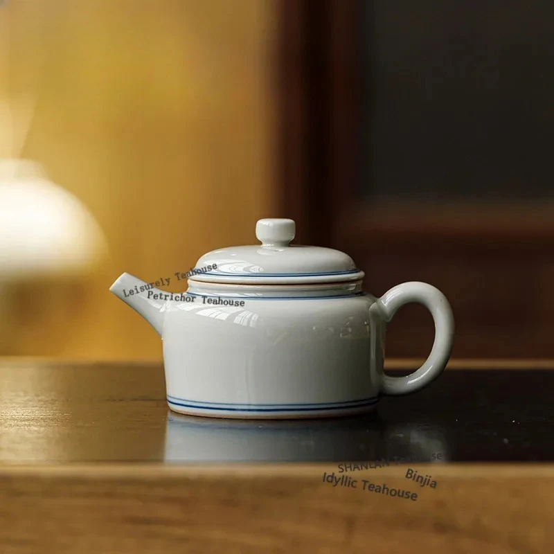 

Чайник-заварник 110 мл с двойной линией и эффектом ледяной глазури, элегантный, с ситечком, аксессуары для чая, подарок